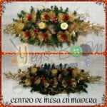 CENTRO DE MESA EN MADERA